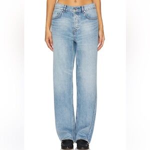 GRLFRND Light Blue Straight Leg Jeans